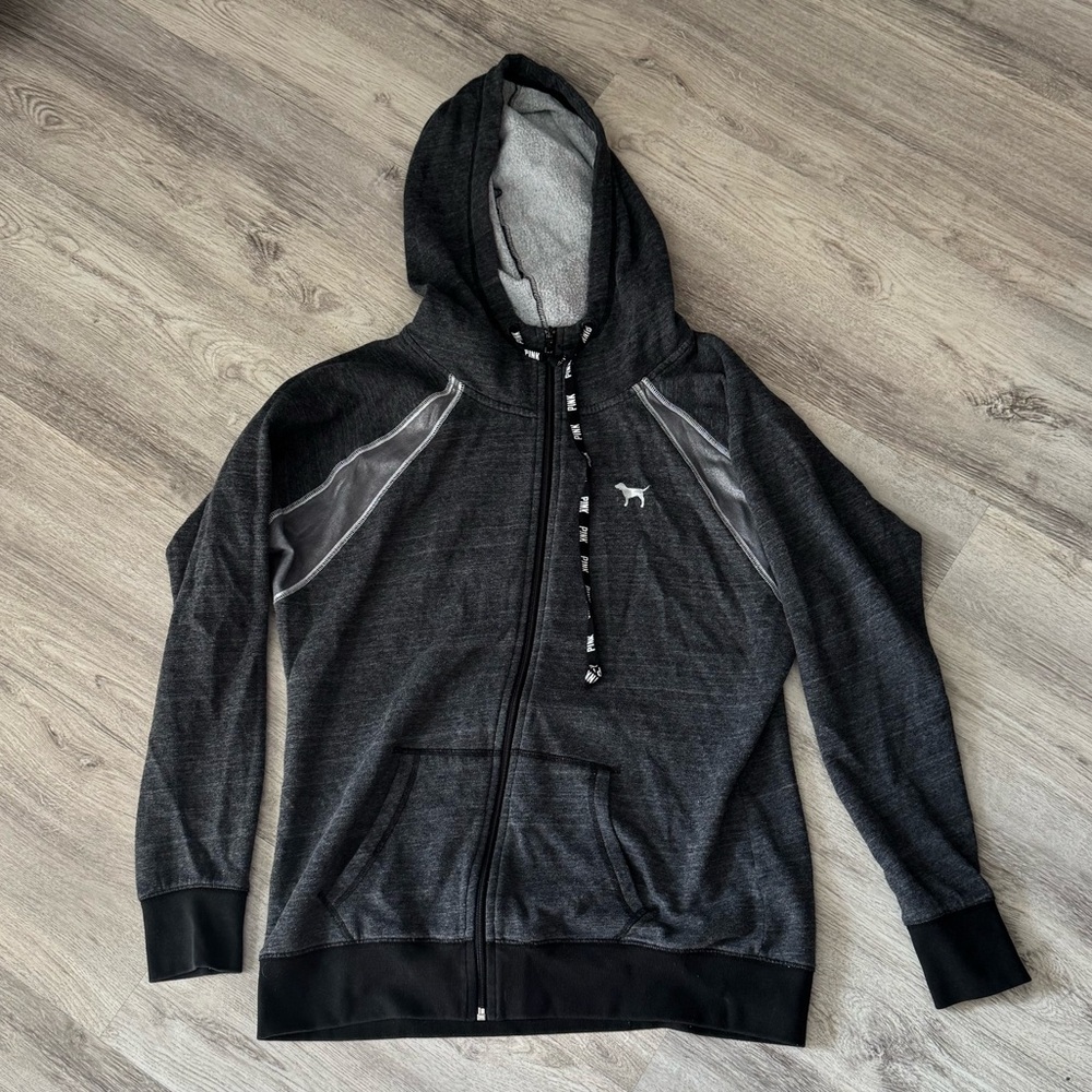 Pink Dark Gray ZipUp